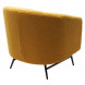 Кресло KALMAR NINI-04 Желтый, teddy / черный каркас M-City Кресло KALMAR NINI-04 Желтый, teddy / черный каркас M-City