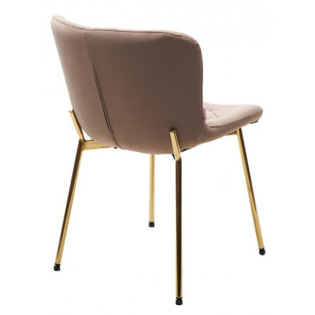 Стул MILAN 505-4 Латте, без "пальчиковый" / золотой каркас М-City