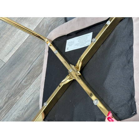 Стул MILAN 505-7 Капучино, без "пальчиковый" / золотой каркас М-City