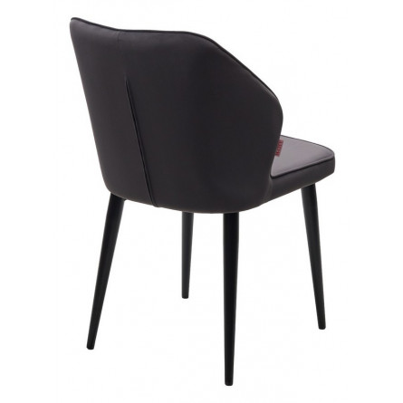 Стул SEATTLE 505-38 Графит, без "пальчиковый"/ черный каркас М-City