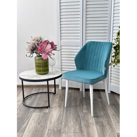 Стул SEATTLE 505-48 Мята, без "пальчиковый"/ белый каркас М-City