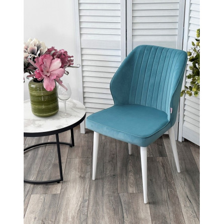 Стул SEATTLE 505-48 Мята, без "пальчиковый"/ белый каркас М-City