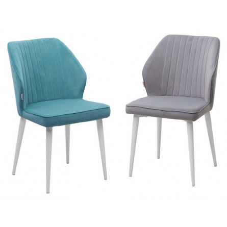 Стул SEATTLE 505-48 Мята, без "пальчиковый"/ белый каркас М-City