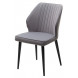 Стул SEATTLE 505-35 Серый, без "пальчиковый"/ черный каркас М-City