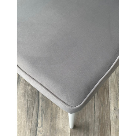 Стул SEATTLE 505-35 Серый, без "пальчиковый"/ белый каркас М-City