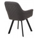 Стул JET 360 град. поворот. B28 Темно-серый, велюр / черный каркас, М-City Стул JET 360 град. поворот. B28 Темно-серый, велюр / черный каркас, М-City