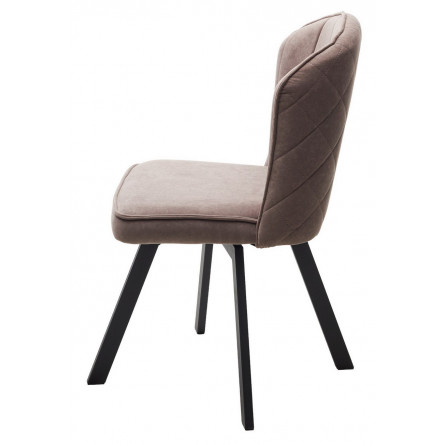 Стул MODE 360 град. поворот. B5 Капучино, велюр / черный каркас, М-City