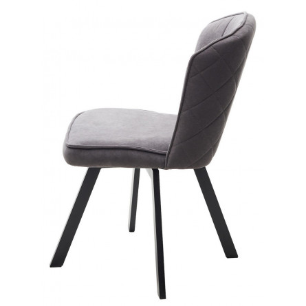 Стул MODE 360 град. поворот. B28 Темно-серый, велюр / черный каркас, М-City