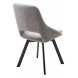 Стул ASP, 360 град. поворот. B22 Серый, велюр / черный каркас, М-City Стул ASP, 360 град. поворот. B22 Серый, велюр / черный каркас, М-City