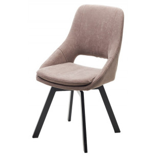 Стул ASP, 360 град. поворот. B5 Капучино, велюр / черный каркас, М-City