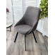 Стул CASA, 360 град. поворот. B28 Темно-серый, велюр / черный каркас, М-City Стул CASA, 360 град. поворот. B28 Темно-серый, велюр / черный каркас, М-City