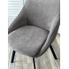 Стул CASA, 360 град. поворот. B28 Темно-серый, велюр / черный каркас, М-City Стул CASA, 360 град. поворот. B28 Темно-серый, велюр / черный каркас, М-City