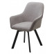 Стул JET 360 град. поворот. B22 Серый, велюр / черный каркас, М-City