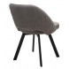 Стул DUNA 360 град. поворот. B22 Серый, велюр / черный каркас, М-City Стул DUNA 360 град. поворот. B22 Серый, велюр / черный каркас, М-City