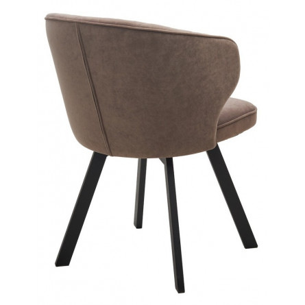 Стул SKAT 360 град. поворот. B5 Капучино, велюр / черный каркас, М-City