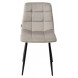 Стул CHILLI G062-37 серый шелк, велюр / черный каркас М-City Стул CHILLI G062-37 серый шелк, велюр / черный каркас М-City