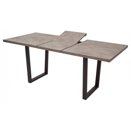 Стол ЛОФТ 160 Оникс/ Черный М-City