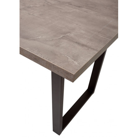 Стол ЛОФТ 160 Оникс/ Черный М-City