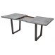 Стол ЛОФТ 160 Бетон Портленд/ Черный М-City Стол ЛОФТ 160 Бетон Портленд/ Черный М-City