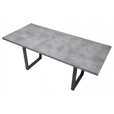 Стол ЛОФТ 160 Бетон Портленд/ Черный М-City