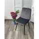 Стул DUKE BLUVEL-14 GREY, велюр / черный каркас М-City Стул DUKE BLUVEL-14 GREY, велюр / черный каркас М-City