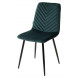 Стул DUKE BLUVEL-78 GREEN, велюр / черный каркас М-City