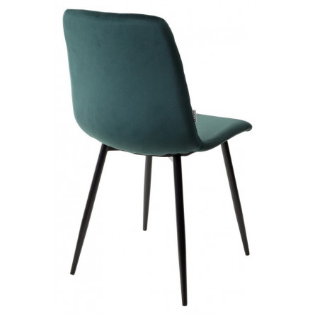 Стул DUKE BLUVEL-78 GREEN, велюр / черный каркас М-City