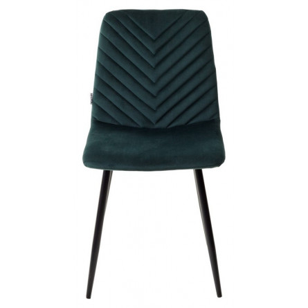 Стул DUKE BLUVEL-78 GREEN, велюр / черный каркас М-City