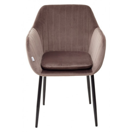 Стул ALABAMA BLUVEL-38 LATTE, велюр / черный каркас М-City