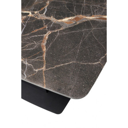 Стол Слим 120 МЕЙДЖИК, стекло / черный М-City