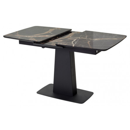 Стол Слим 120 МЕЙДЖИК, стекло / черный М-City