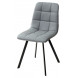 Стул CHILLI SQUARE HK017-12 серый джинсовый, PU / черный каркас М-City