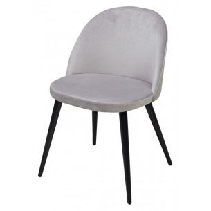 Стул JAZZ G062-37 серый шелк, велюр М-City