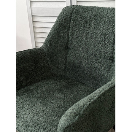 Стул AGIRA UF998-11 малахит, букле / черн. каркас / Товарный знак DISAUR