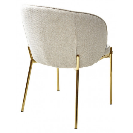 Стул DIANA TRF-11 светло-бежевый / золотой каркас М-City