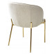 Стул DIANA TRF-11 светло-бежевый / золотой каркас М-City Стул DIANA TRF-11 светло-бежевый / золотой каркас М-City