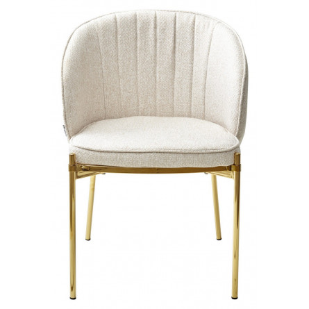 Стул DIANA TRF-11 светло-бежевый / золотой каркас М-City