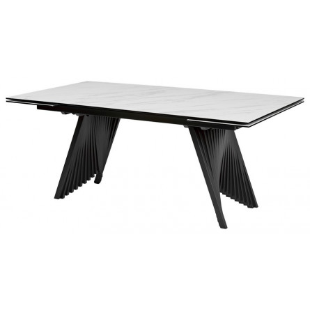 Стол IVAR 200 MARBLES KL-99 Белый мрамор, итальянская керамика М-City