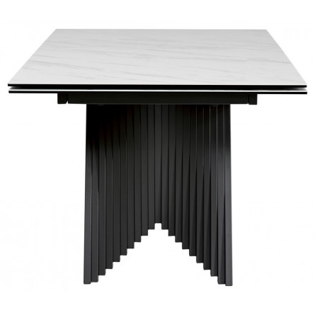 Стол IVAR 200 MARBLES KL-99 Белый мрамор, итальянская керамика М-City