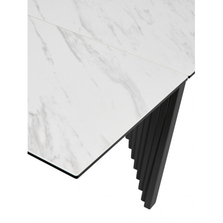 Стол IVAR 200 MARBLES KL-99 Белый мрамор, итальянская керамика М-City
