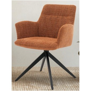 Стул DANTE 360 град. поворот. VT5001-7 античный светло-серый, велюр без "пальчиковый"/черный, DISAUR