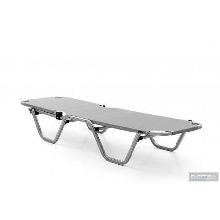 Шезлонг Dias алюминиевый, серый