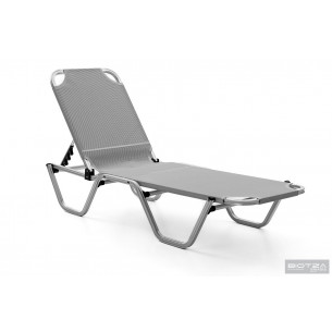 Шезлонг Dias алюминиевый, серый