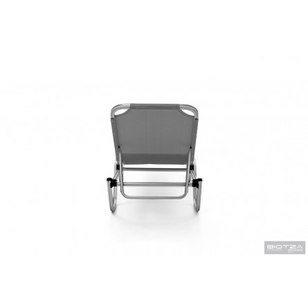 Шезлонг Dias алюминиевый, серый