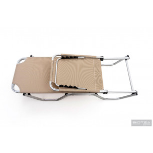 Шезлонг Dias алюминиевый, бежевый