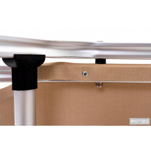 Шезлонг Dias алюминиевый, бежевый