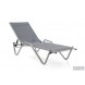 Шезлонг Hera алюминиевый, серый Шезлонг Hera алюминиевый, серый