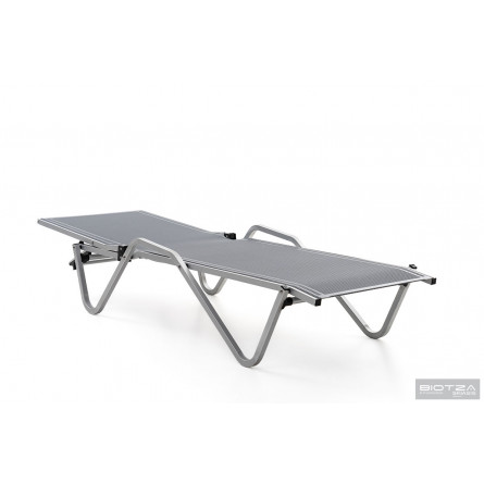 Шезлонг Hera алюминиевый, серый