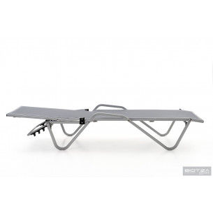 Шезлонг Hera алюминиевый, серый