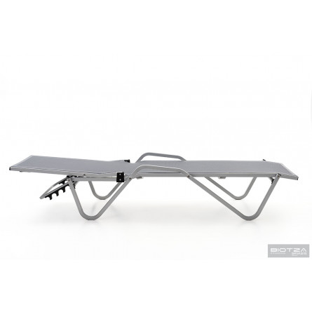 Шезлонг Hera алюминиевый, серый